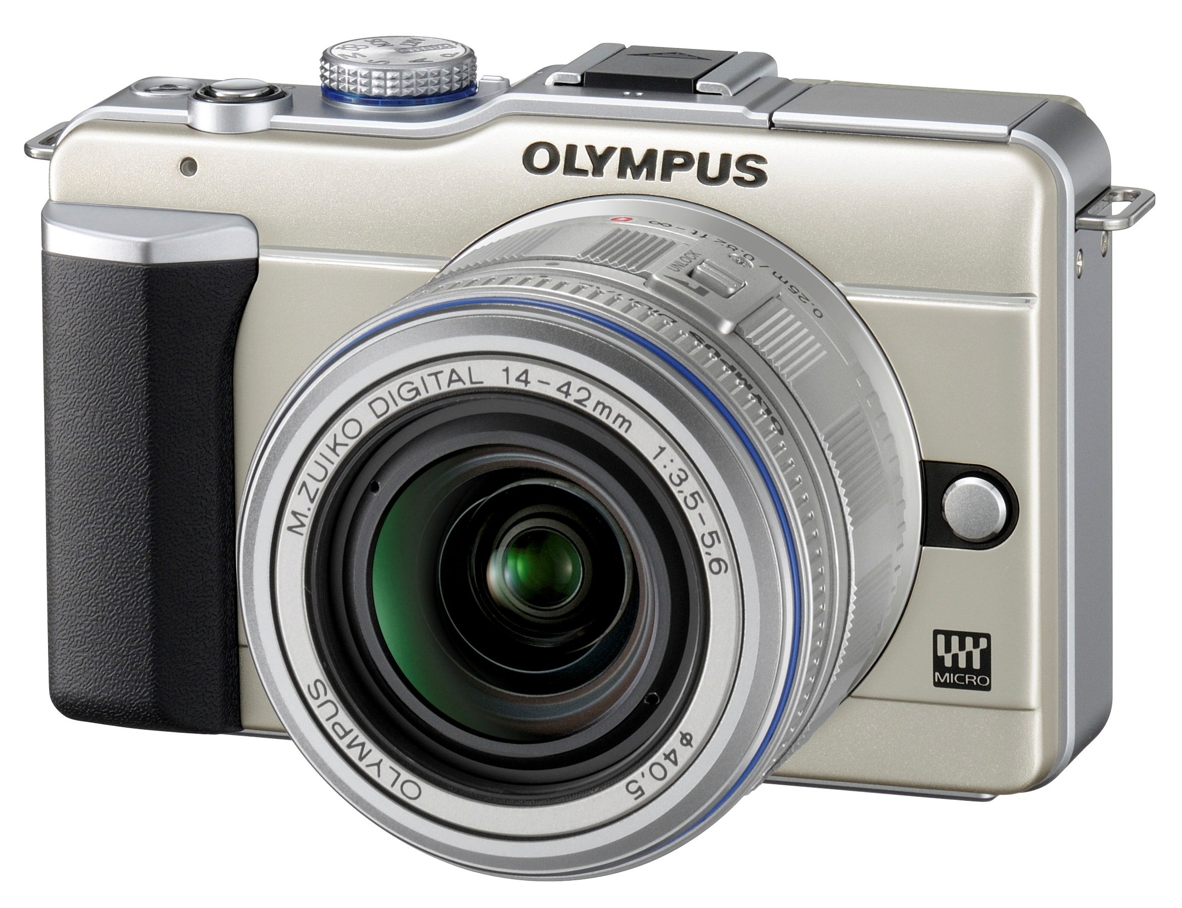 【中古】【非常に良い】OLYMPUS ミラーレス一眼 PEN E-PL1レンズキット シャンパンゴールド E-PL1 LKIT GLD