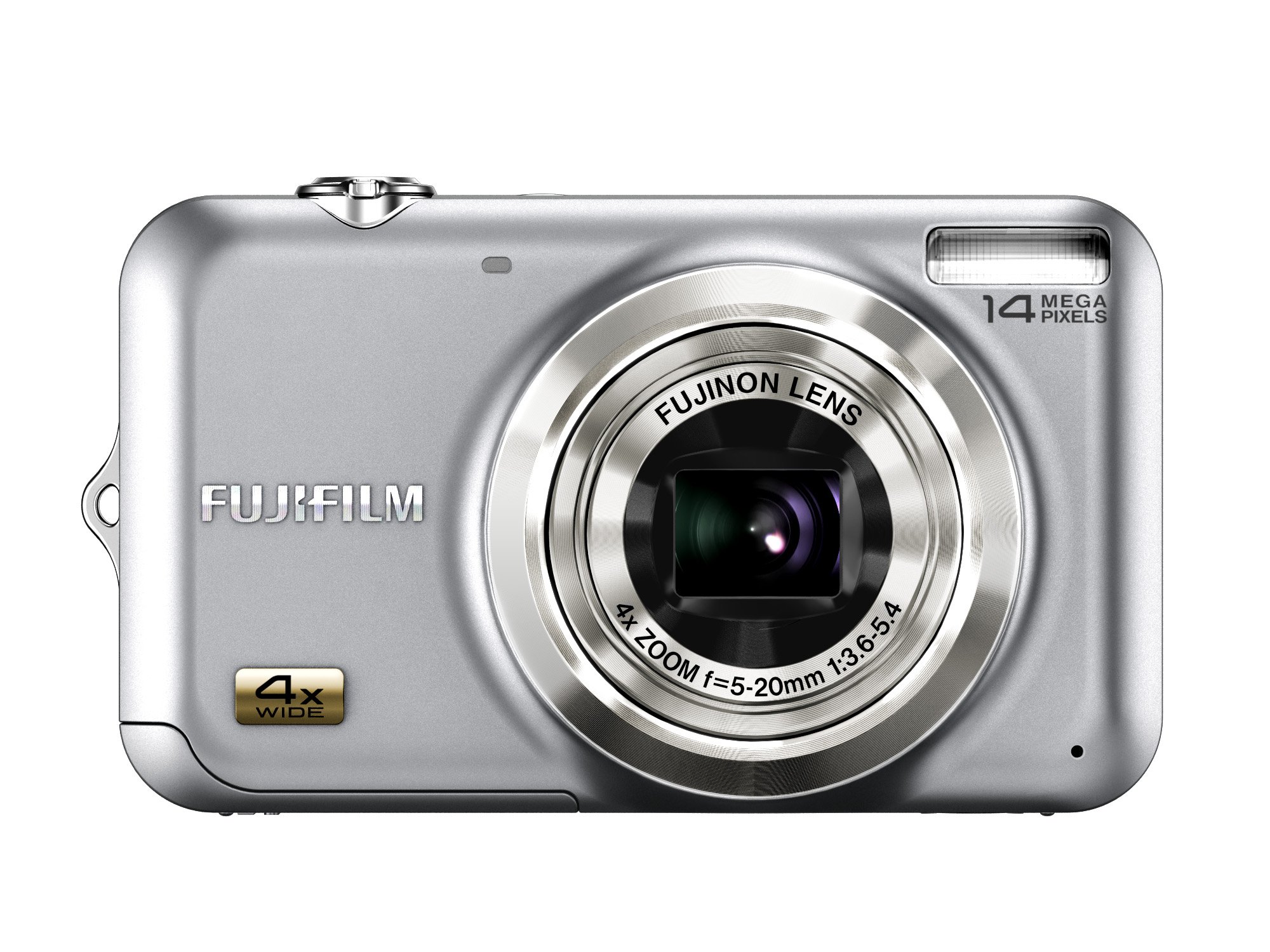 【中古】【非常に良い】FUJIFILM デジタルカメラ FinePix(ファインピックス) JX180 1410万画素 ズーム光学4倍 シルバー FX-JX180S