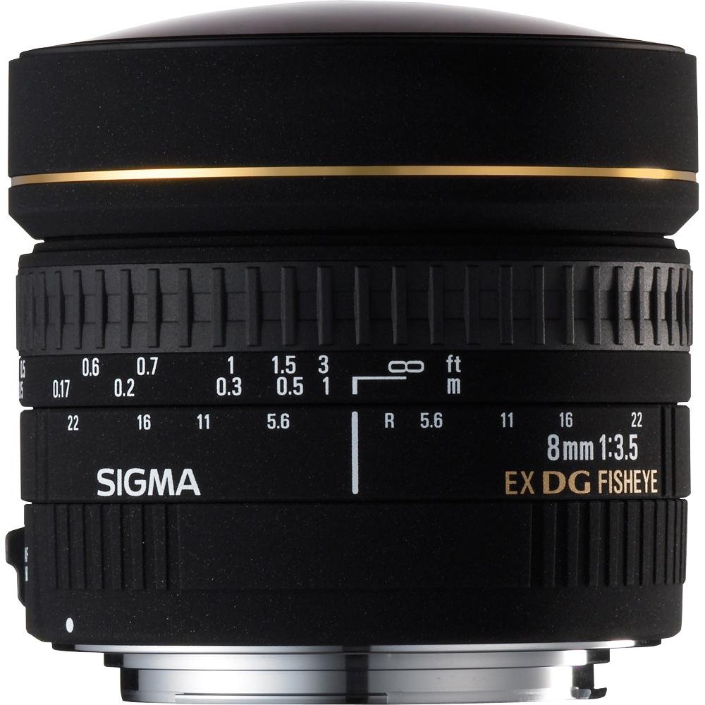 【中古】【非常に良い】SIGMA 8mm F3.5 EX DG CIRCULAR FISHEYE ※キヤノンマウント 8/3.5EXDG-EO
