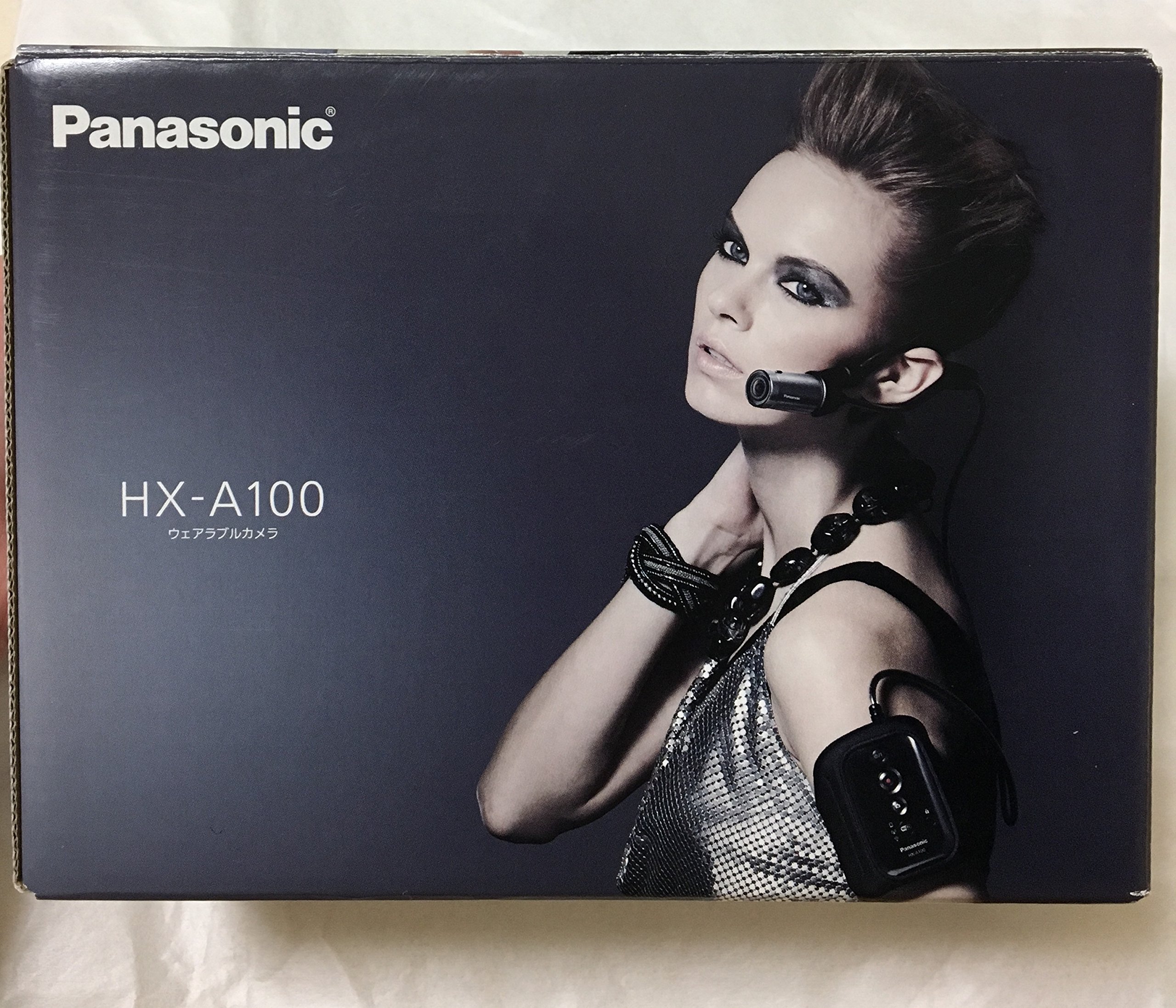 【中古】【非常に良い】パナソニック ウェアラブルカメラ ブラック HX-A100-K