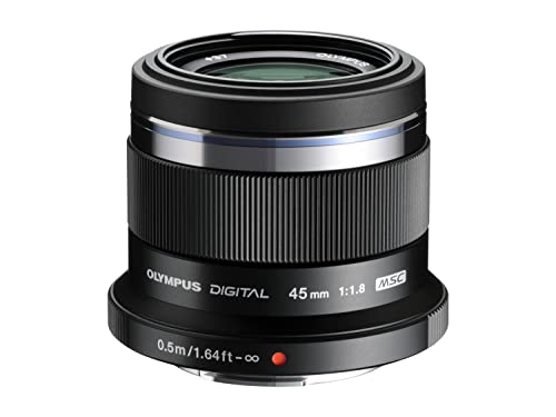 【中古】【非常に良い】OLYMPUS 単焦点レンズ M.ZUIKO DIGITAL 45mm F1.8 ブラック