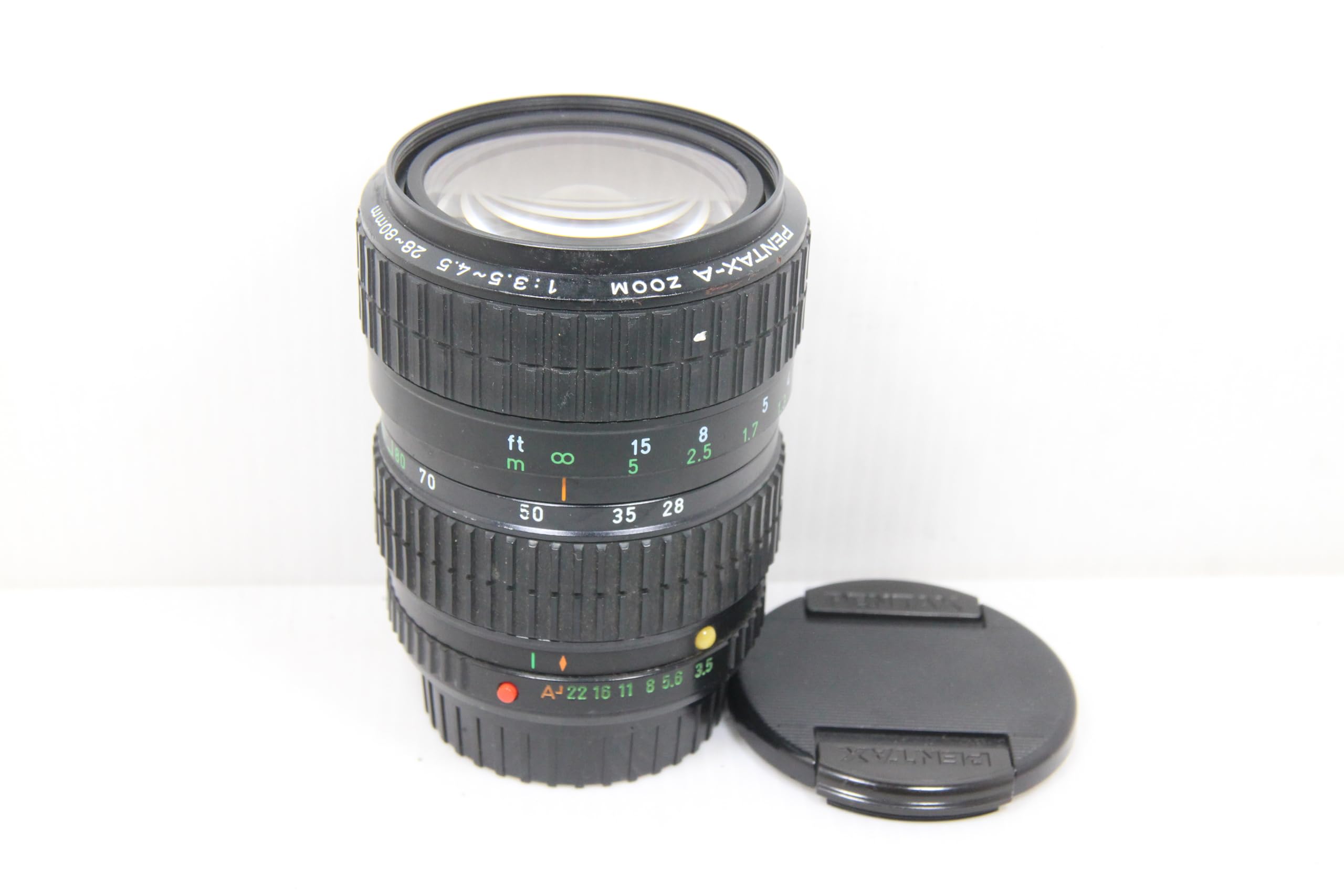 【メーカー名】ペンタックス【メーカー型番】【ブランド名】ペンタックス【商品説明】Pentax MFレンズ A 28-80mm F3.5-4.5・画像はイメージ写真ですので付属品など画像の通りではないこともございます。　付属品については商品タイトルに記載がない場合がありますので、　ご不明な場合はメッセージにてお問い合わせください。・当店ではレコード盤には商品タイトルに［レコード］と表記しております。　表記がない物はすべてCDですのでご注意ください。・当店では初期不良に限り、商品到着から7日間は返品を 受付けております。　お問い合わせ・メールにて不具合詳細をご連絡ください。・他モールとの併売品の為、完売の際はキャンセルご連絡させて頂きます。・中古品の商品タイトルに「限定」「初回」「保証」「DLコード」などの表記がありましても、　特典・付属品・帯・保証等は付いておりません。・電子辞書、コンパクトオーディオプレーヤー等のイヤホンは写真にありましても　衛生上、基本お付けしておりません。※未使用品は除く・品名に【import】【輸入】【北米】【海外】等の国内商品でないと把握できる表記商品について　国内のDVDプレイヤー、ゲーム機で稼働しない場合がございます。予めご了承の上、購入ください。・掲載と付属品が異なる場合は確認のご連絡をさせて頂きます。ご注文からお届けまで1、ご注文⇒ご注文は24時間受け付けております。2、注文確認⇒ご注文後、当店から注文確認メールを送信します。3、お届けまで3〜10営業日程度とお考えください。4、入金確認⇒前払い決済をご選択の場合、ご入金確認後、配送手配を致します。5、出荷⇒配送準備が整い次第、出荷致します。配送業者、追跡番号等の詳細をメール送信致します。6、到着⇒出荷後、1〜3日後に商品が到着します。　※離島、北海道、九州、沖縄は遅れる場合がございます。予めご了承下さい。・お電話でのお問合せは少人数で運営の為受け付けておりませんので、お問い合わせ・メールにてお願い致します。★お客様都合によるご注文後のキャンセル・返品は　お受けしておりませんのでご了承ください。