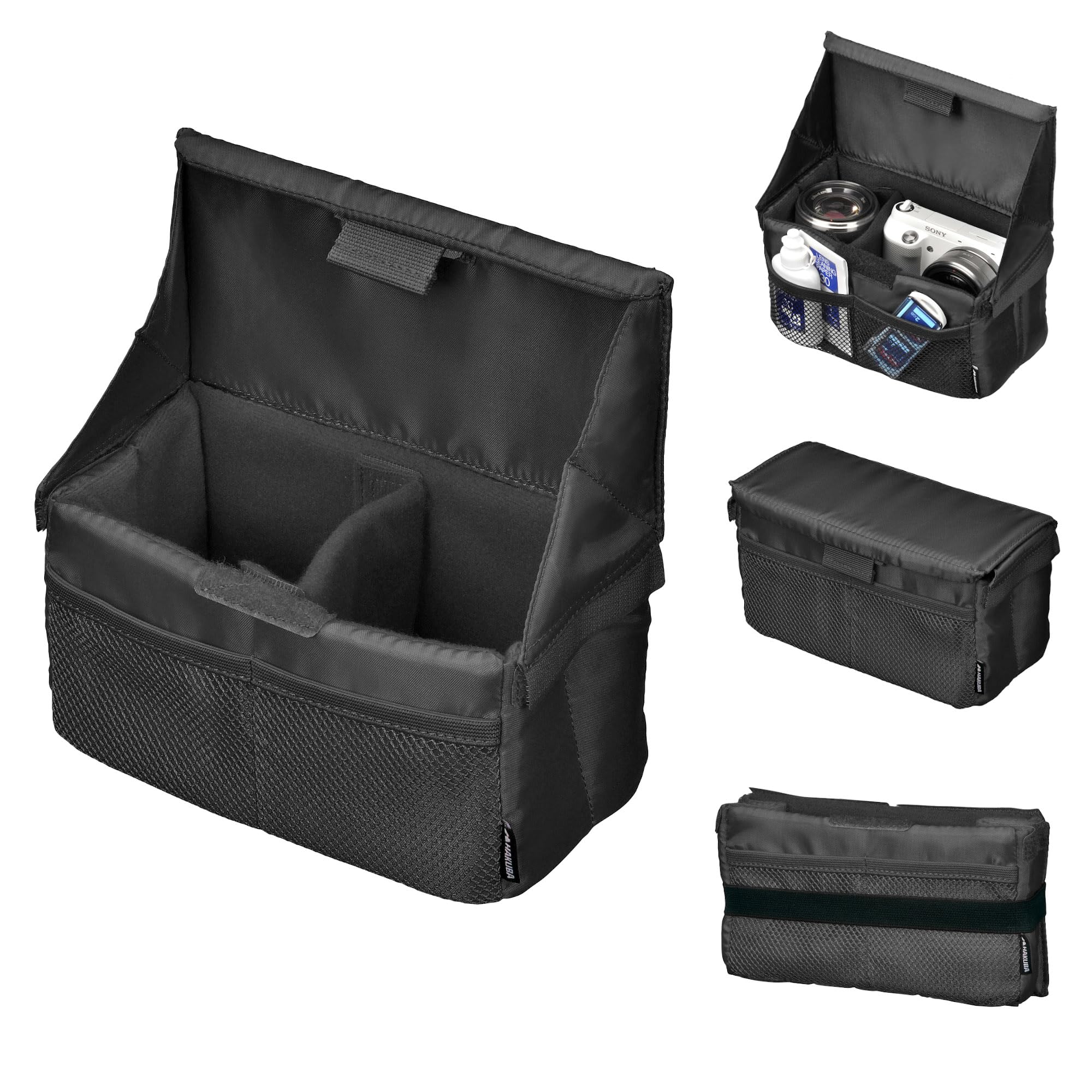 【中古】【非常に良い】ハクバ HAKUBA フォールディングインナーソフトボックス B ブラック インナーバ..