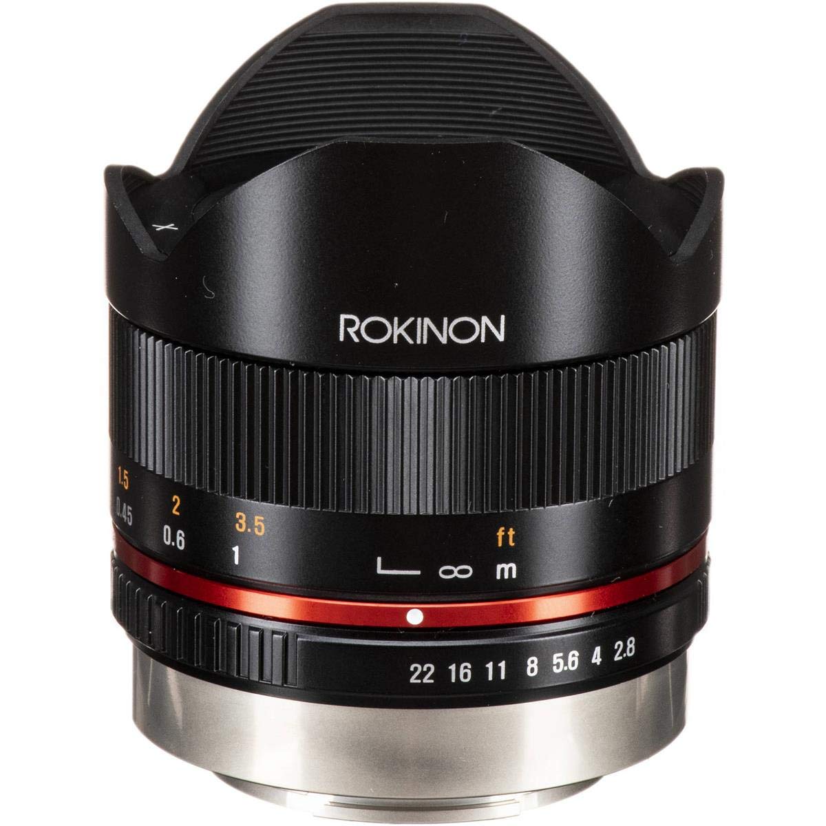 【中古】【非常に良い】Rokinon 8mm F2.8 UMC Fisheye II (ブラック) レンズ 富士フイルム X マウント ..