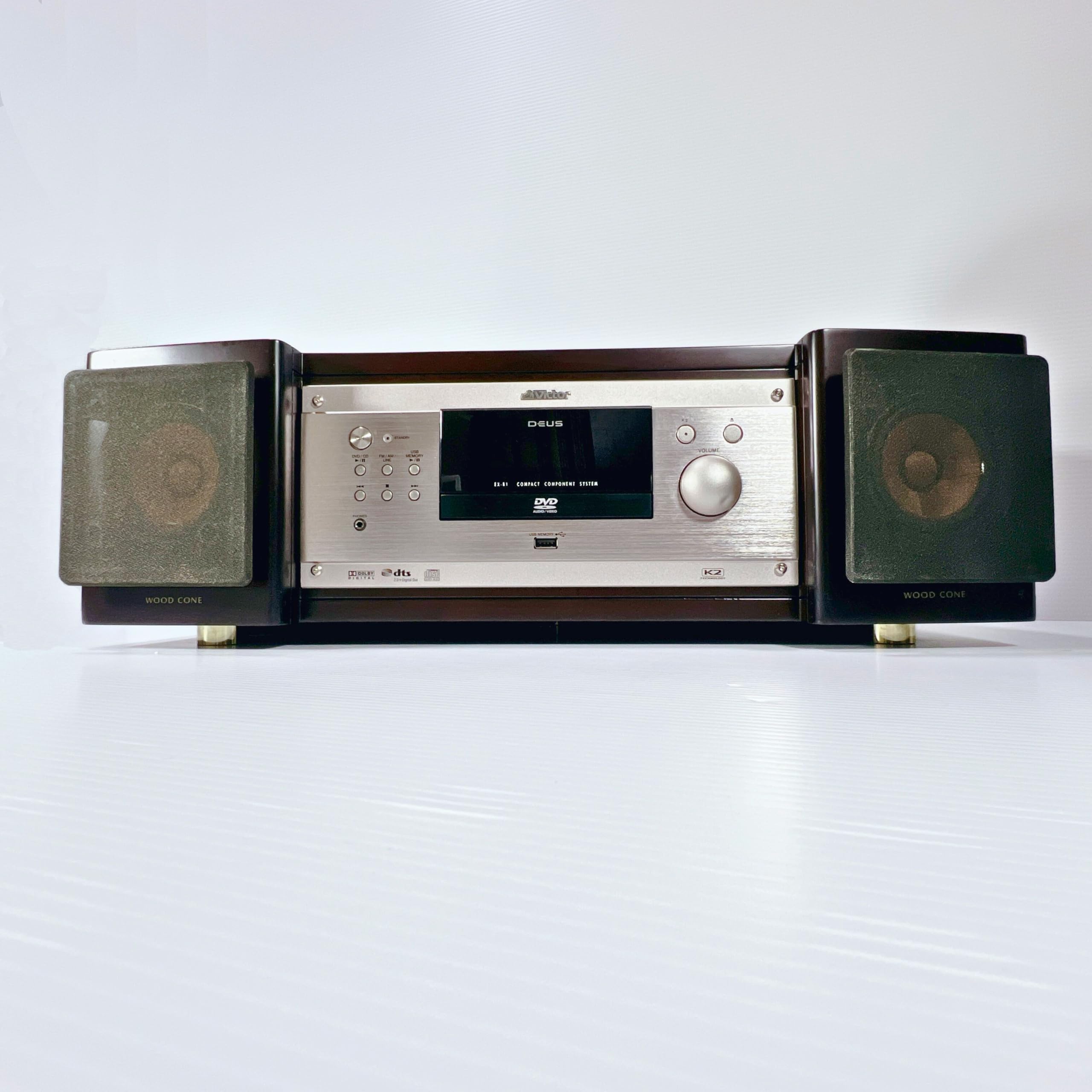 【中古】【非常に良い】Victor　ビクター　JVC　EX-B1　コンパクトコンポーネントシステム(1BOXウッドコーン・システム)販売元：株式会社コスモサウンド