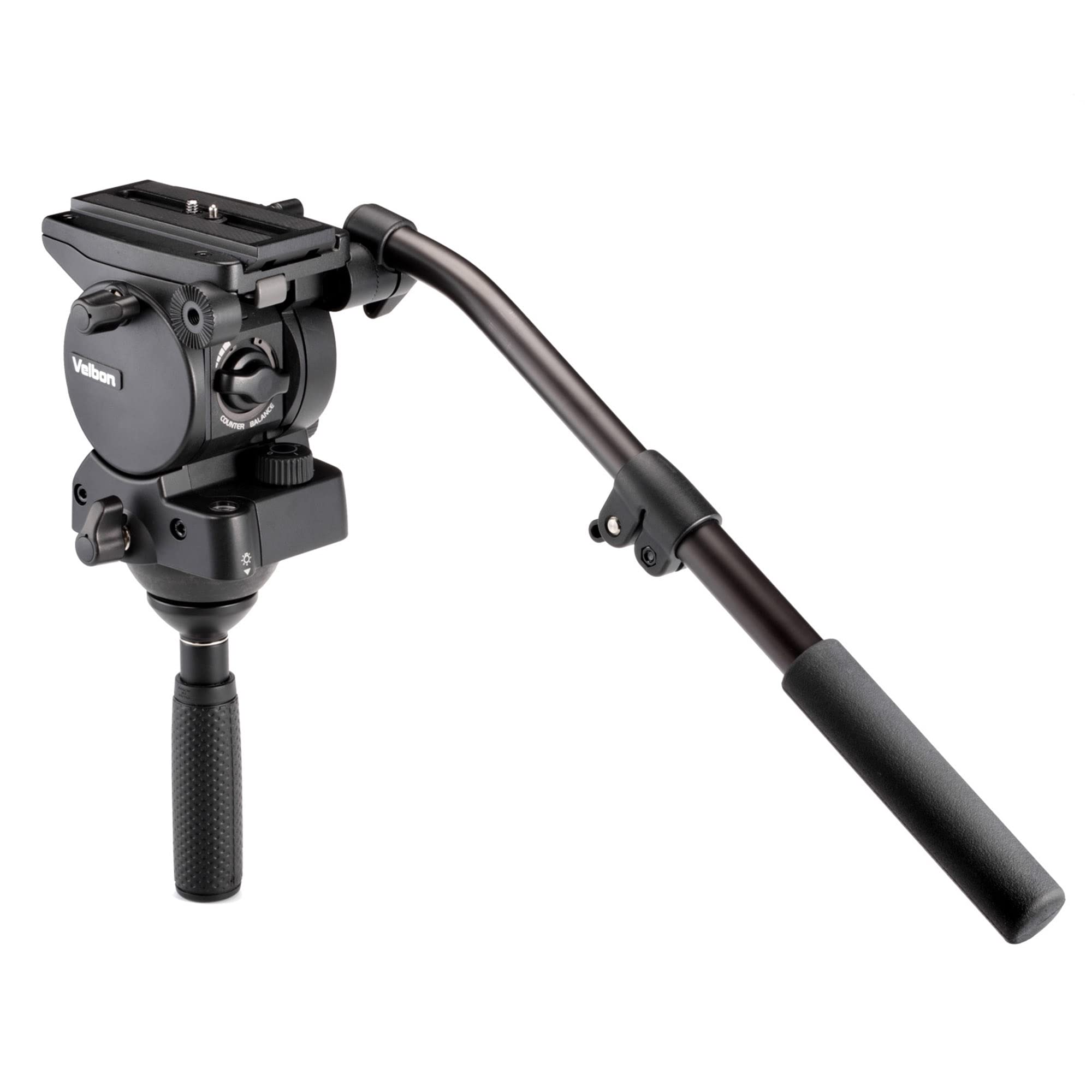 【中古】【非常に良い】ベルボン フリュード雲台 FHD-81 大型 スライド式クイックシュー対応 アルミ製 ..