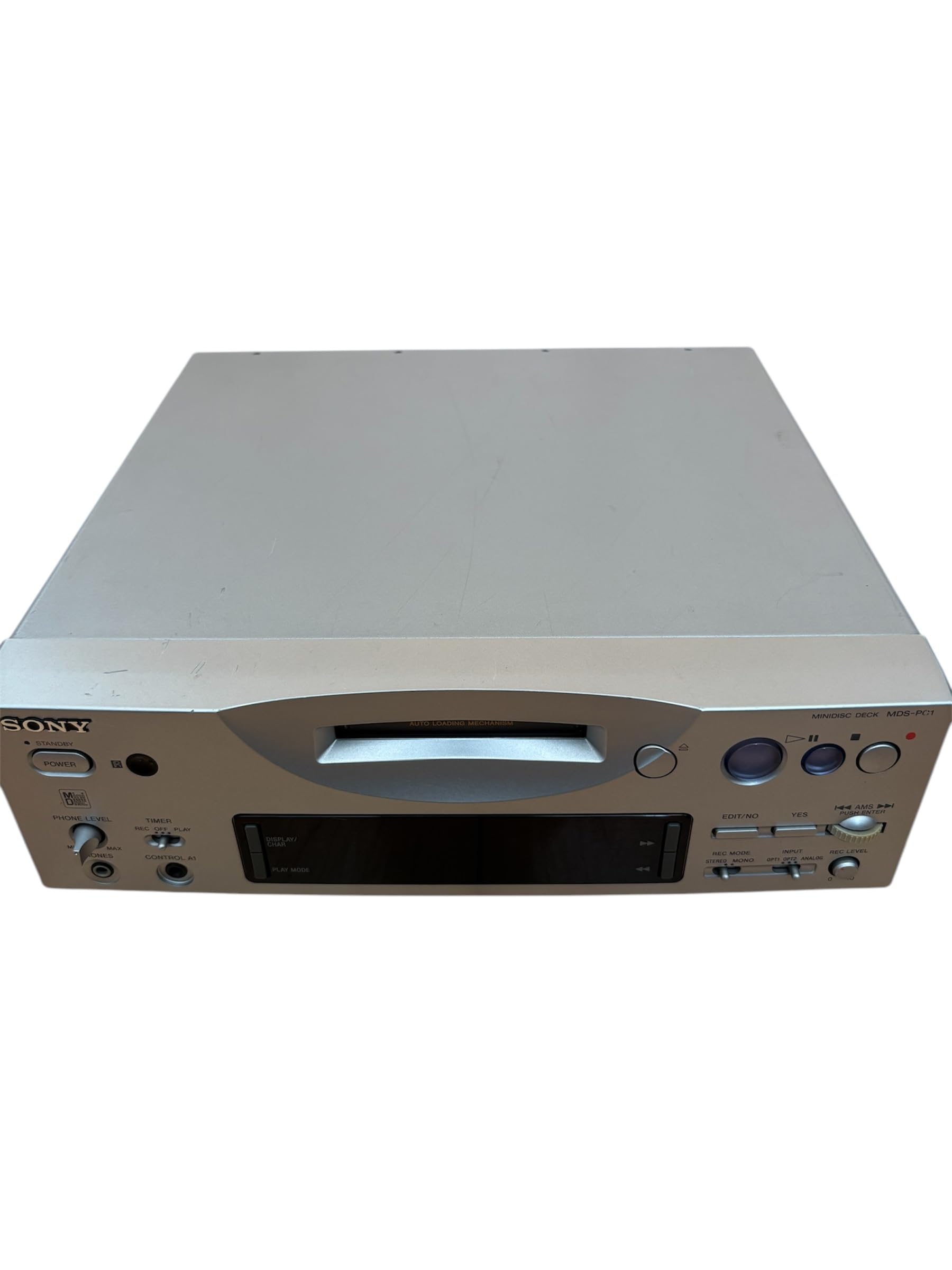 【中古】【非常に良い】SONY ソニー　MDS-PC1 シルバー　MDレコーダー（MDデッキ）　MDLP非対応　単体コンポ【@YA管理2-53-214324】