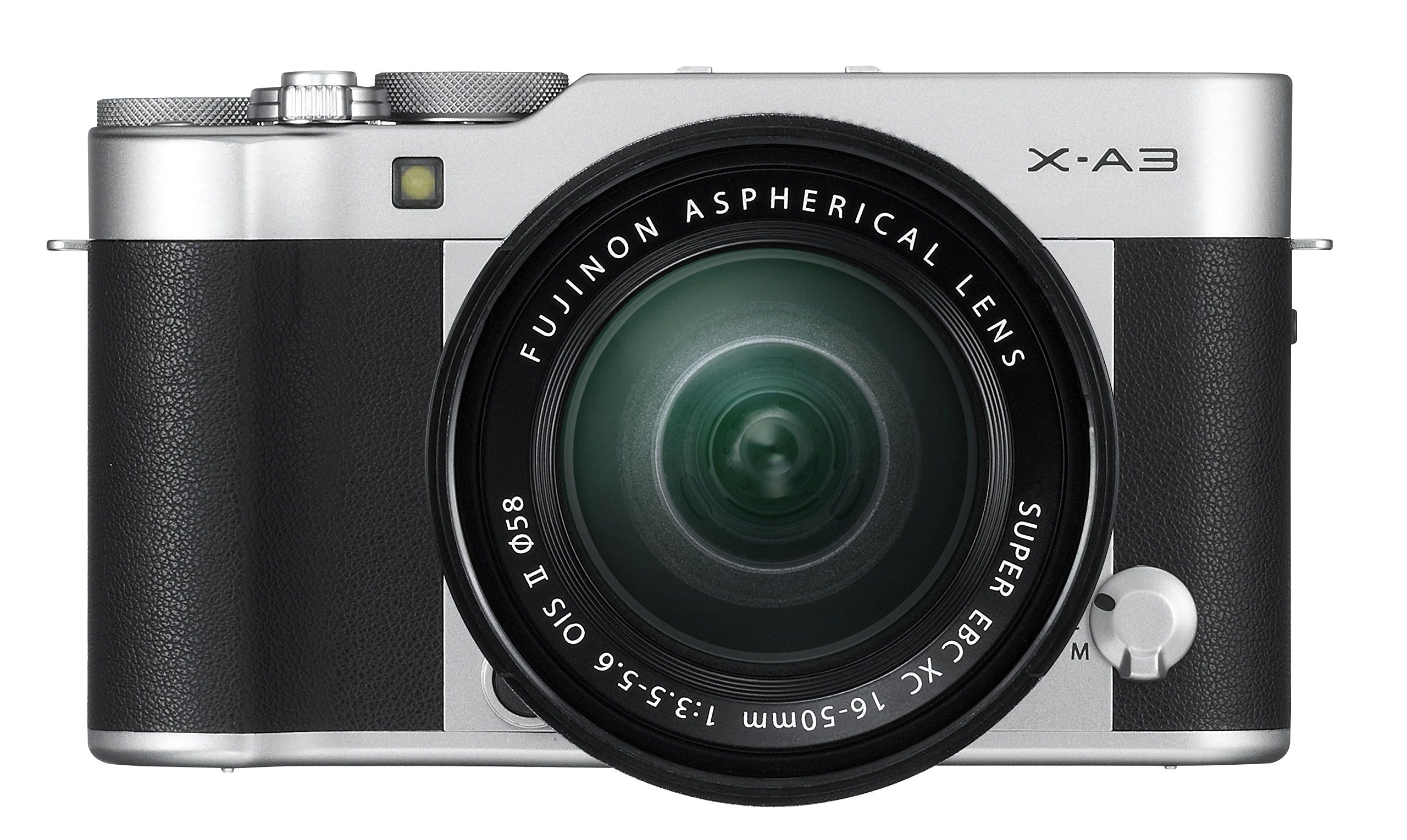 【中古】【非常に良い】富士フイルム(FUJIFILM) ミラーレス一眼 X-A3 レンズキット シルバー X-A3LK-XC-S