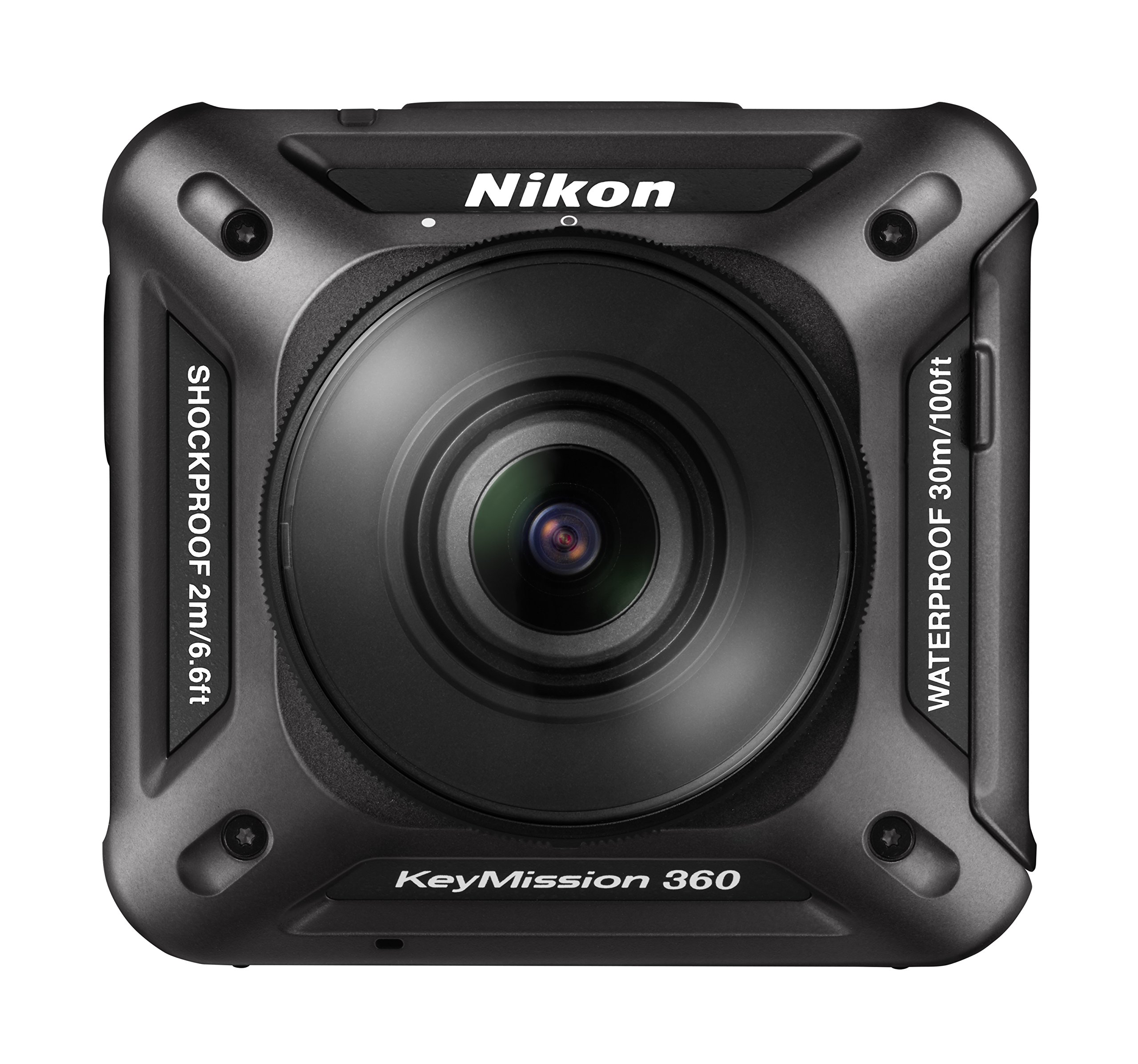 【中古】【非常に良い】Nikon 防水アクションカメラ KeyMission 360 BK ブラック