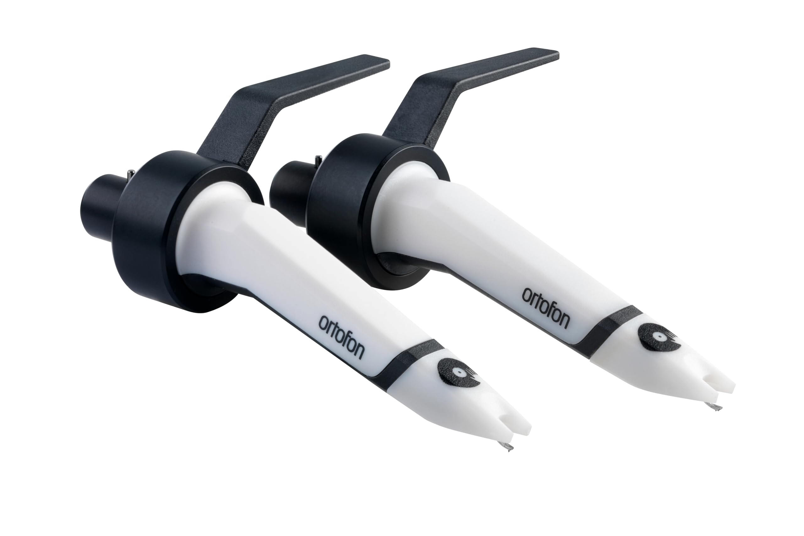 【中古】【非常に良い】ortofon Concorde MKII Twin Scratch オルトフォン DJカートリッジ ヘッドシェル一体型 2本セット 丸針 フライトケース付き DJプレイ/リスニング兼用