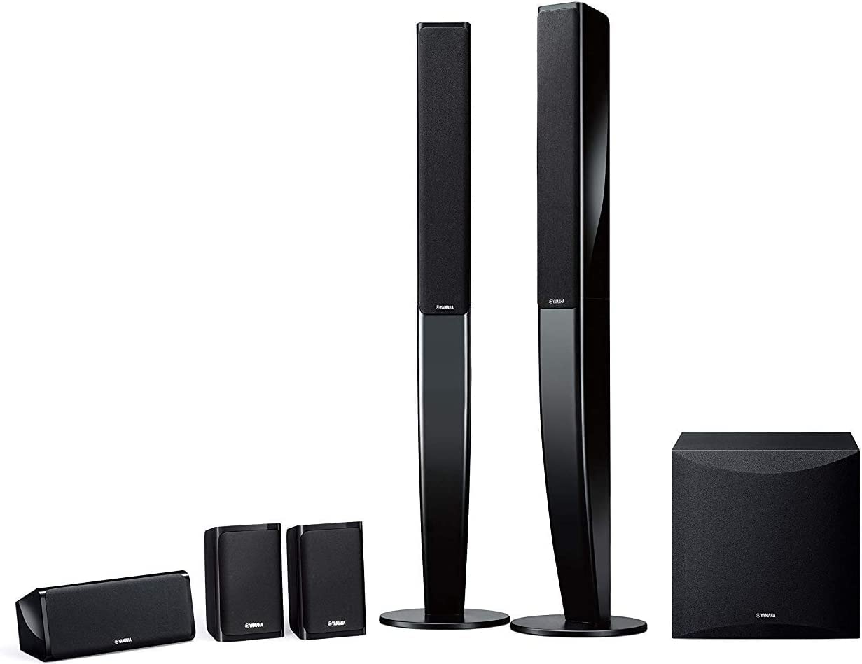 楽天ドリエムコーポレーション【中古】【非常に良い】ヤマハ スピーカーパッケージ NS-PA41（B） 5.1ch トールボーイスタイル ブラック NS-PA41（B）