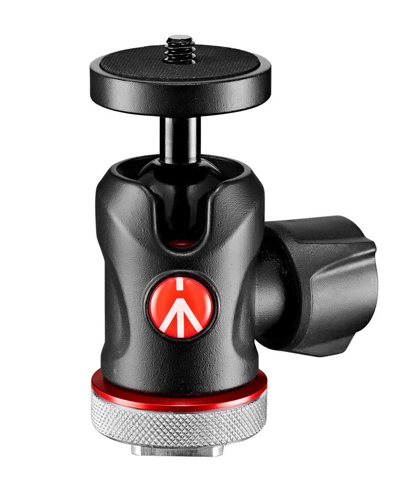【中古】【非常に良い】マンフロット(Manfrotto) 自由雲台 センターボール雲台 コールドシューマウント..