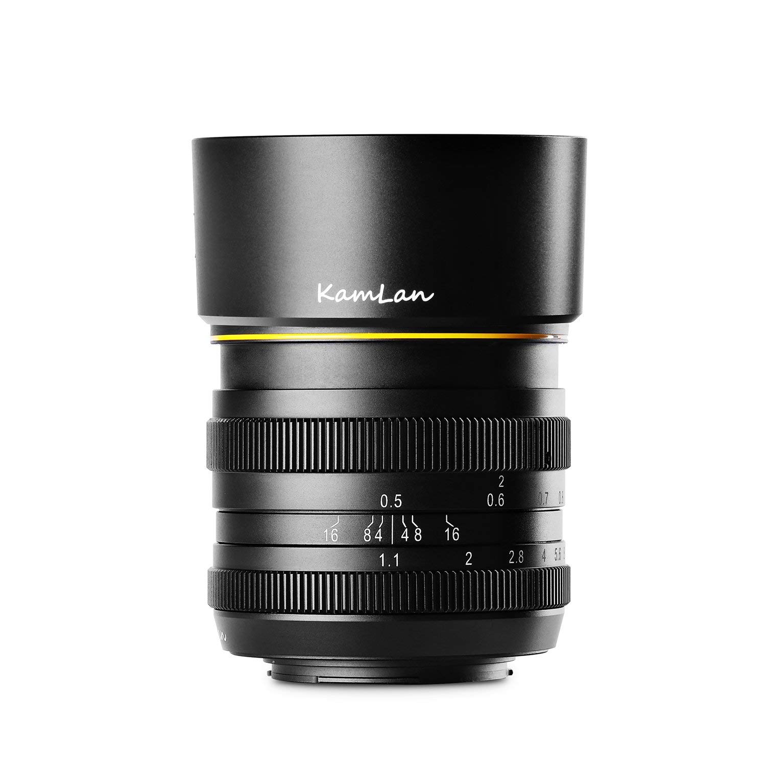 【中古】【非常に良い】 KAMLAN 交換レンズ 単焦点レンズ 50mm F1.1 FUJIFILM Xマウント用 APS-C 国内..