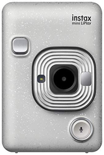 【中古】【非常に良い】富士フイルム(FUJIFILM) チェキ インスタントカメラ/スマホプリンター instax mini LiPlay ストーンホワイト INS MINI HM1 STONE WHITE