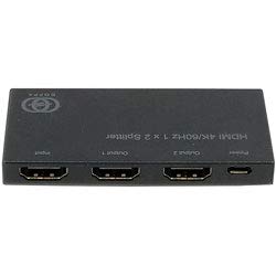 Distributors - 【中古】【非常に良い】GOPPA GP-HDSP12H460 4K/60Hz対応HDMI分配器（1入力:2出力）