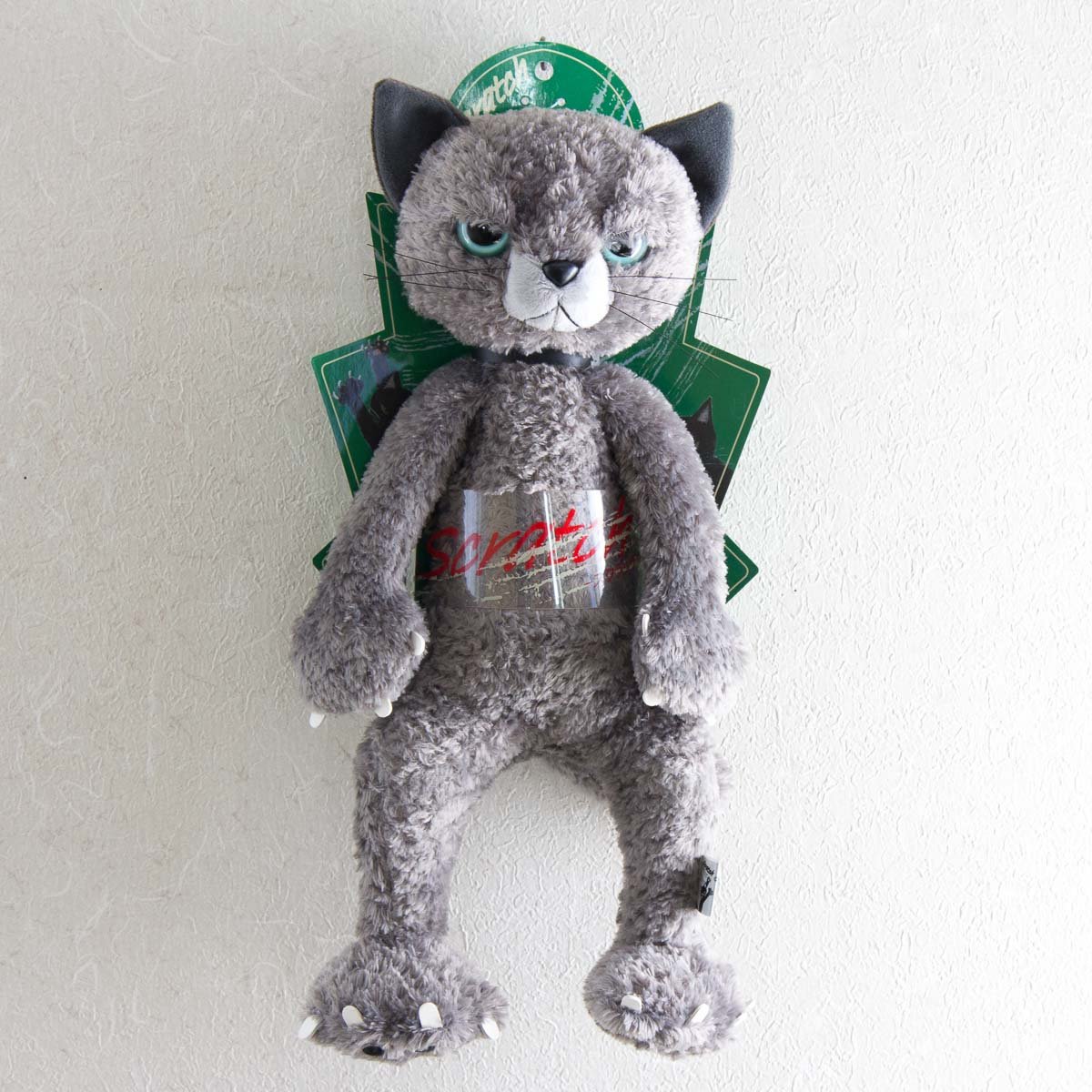 Other - 【中古】【非常に良い】内藤デザイン研究所 スクラッチ ぬいぐるみ（L） グレイ