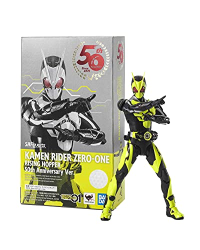 [중고] [매우 좋음] TAMASHII NATIONS SH 피규어츠 가면 라이더 제로 원 라이징 호퍼 50th Anniversary ver. 약 150mm PVC&ABS제 도장이 끝난 가동 피규어
