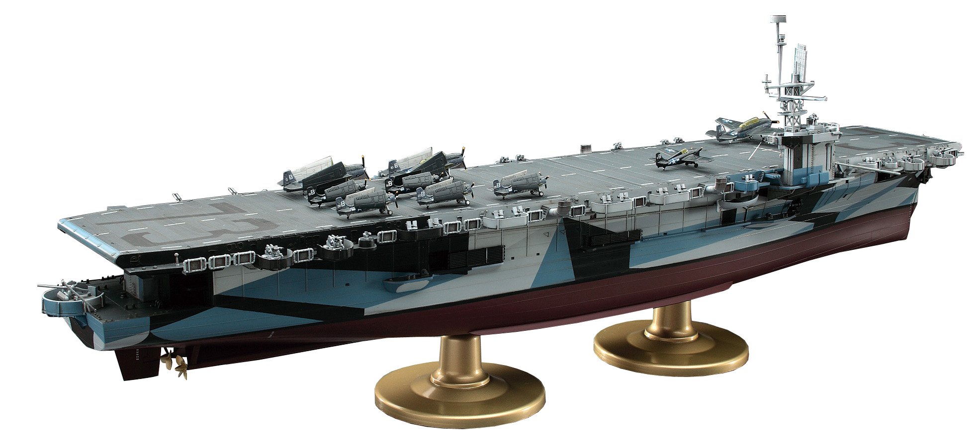 【中古】【非常に良い】ハセガワ 1/350 アメリカ海軍 護衛空母CVE-73 ガンビアベイ プラモデル Z27