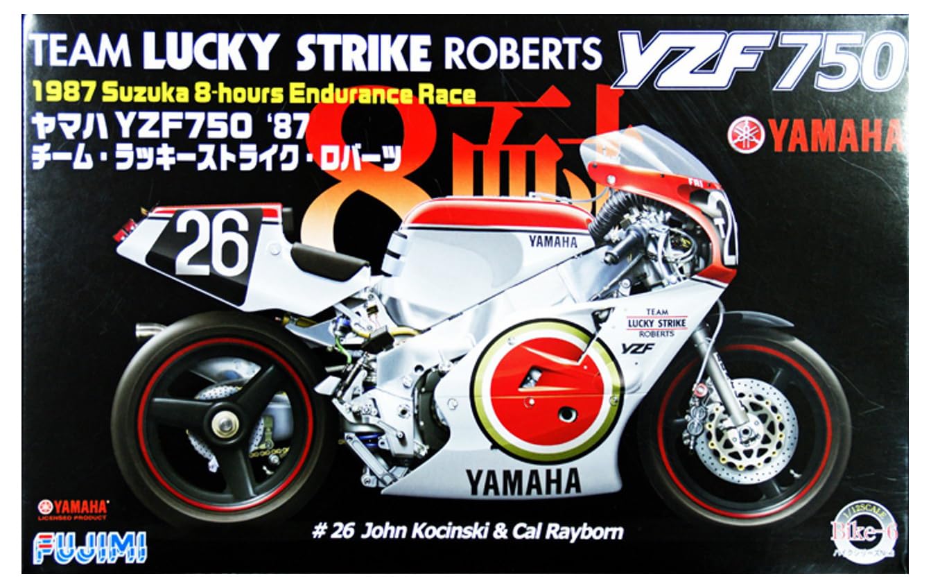 【中古】【非常に良い】フジミ模型 1/12 ヤマハ YZF750 87チーム・ラッキーストライク・ロバーツ