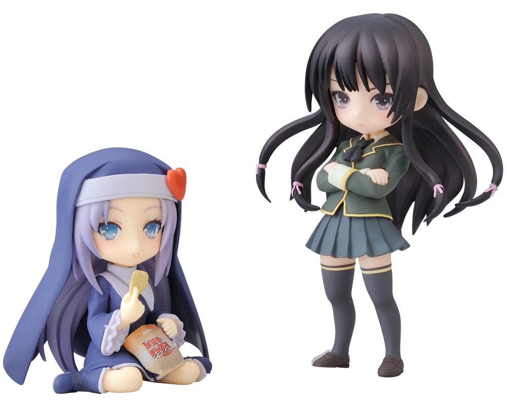 [중고] [매우 좋다] 나는 친구가 적다 Twin pack 초승달 밤하늘 & 다카야마 마리아 (논스케일 PVC 도장이 끝난 피규어)