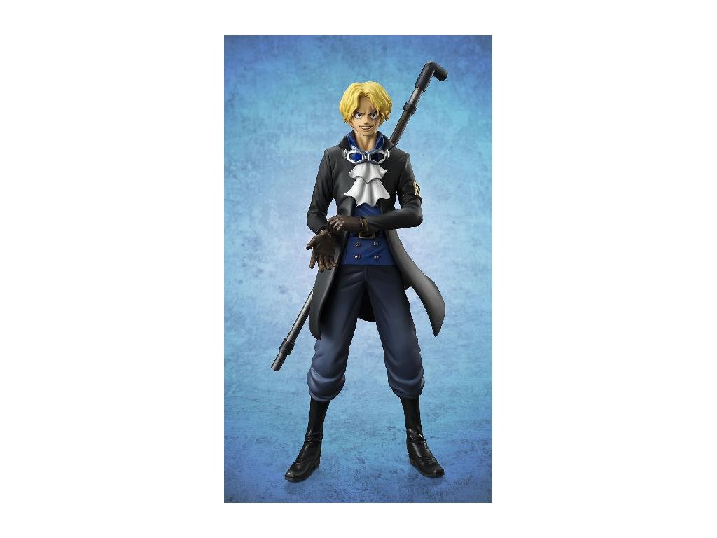 【中古】【非常に良い】Portrait.Of.Pirates ワンピース Sailing Again サボ 1/8スケール PVC製 塗装済み完成品フィギュア