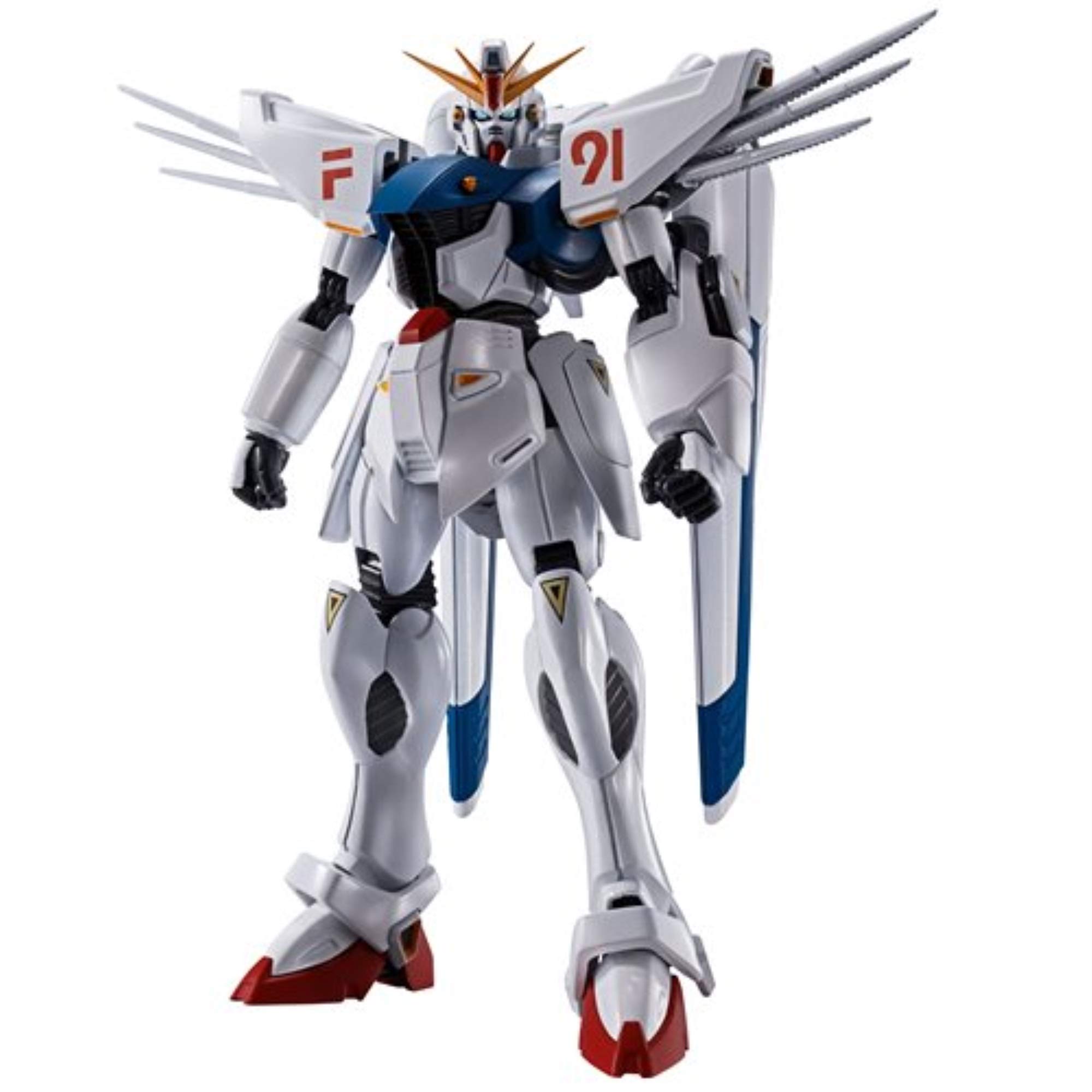 【中古】【非常に良い】TAMASHII NATIONS ROBOT魂 機動戦士ガンダムF91 [SIDE MS] ガンダムF91 EVOLUTION-SPEC 約130mm ABS&PVC製 塗装済み可動フィギュア