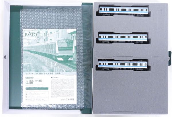 【中古】【非常に良い】カトー(KATO) KATO Nゲージ E233系1000番台 京浜東北線 増結セット A 3両 10-18..