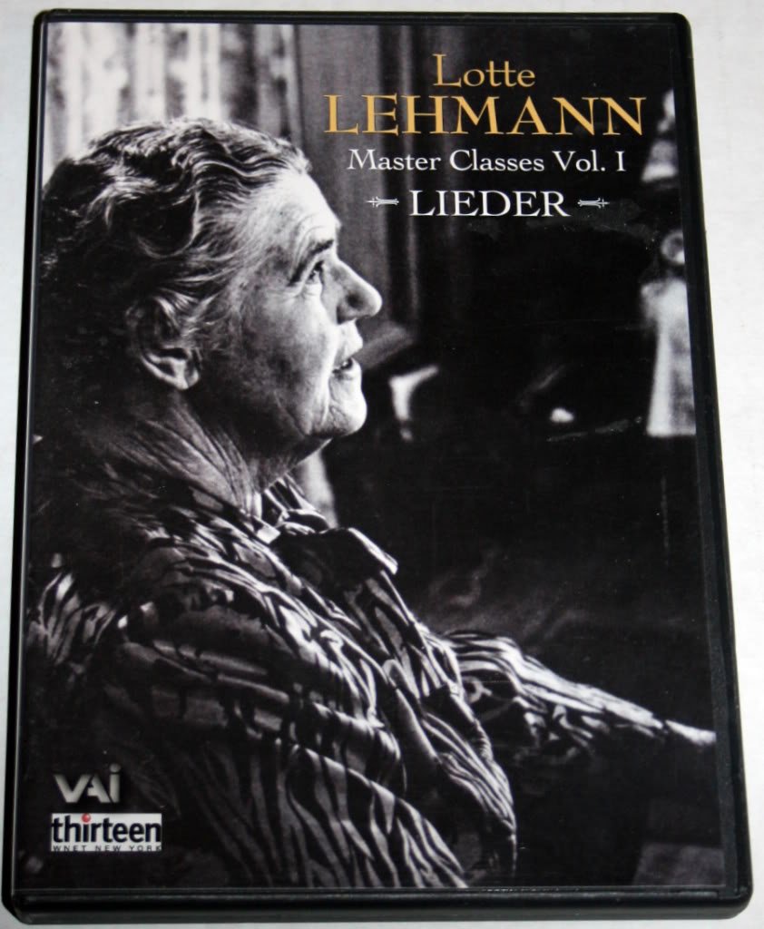 Masterclasses 1: Lieder 