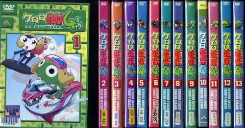 [중고] [매우 좋은] 케로로 군조 4th 전 13 권 세트 [렌탈 떨어짐] [DVD]