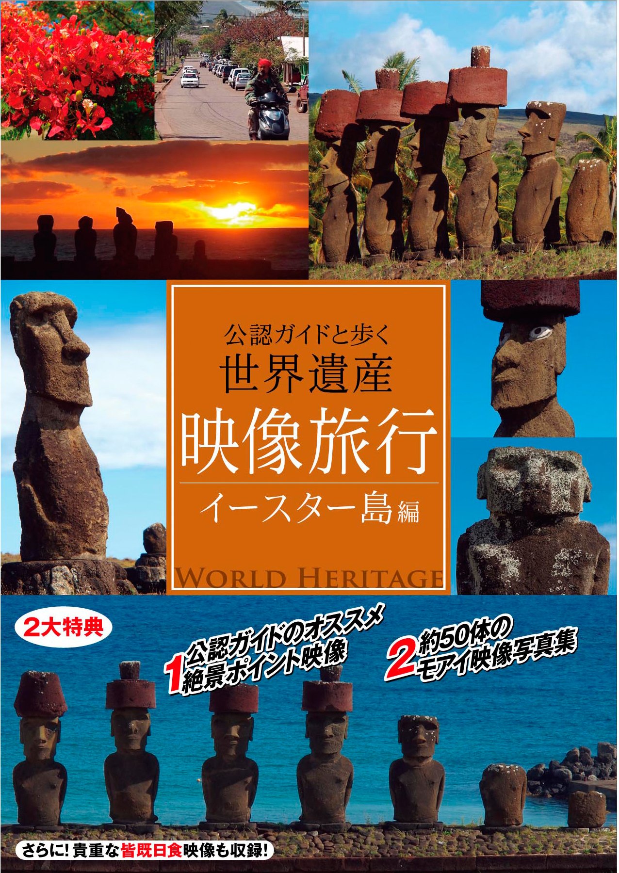 【中古】【非常に良い】映像旅行 公認ガイドと歩く世界遺産 イースター島 編 DVD