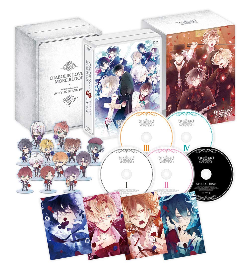 【メーカー名】KADOKAWA メディアファクトリー【メーカー型番】【ブランド名】【商品説明】アニメ「 DIABOLIK LOVERS MOREBLOOD 」 DVD-BOX 【完全受注生産版】・画像はイメージ写真ですので付属品など画像の通りではないこともございます。　付属品については商品タイトルに記載がない場合がありますので、　ご不明な場合はメッセージにてお問い合わせください。・当店ではレコード盤には商品タイトルに［レコード］と表記しております。　表記がない物はすべてCDですのでご注意ください。・当店では初期不良に限り、商品到着から7日間は返品を 受付けております。　お問い合わせ・メールにて不具合詳細をご連絡ください。・他モールとの併売品の為、完売の際はキャンセルご連絡させて頂きます。・中古品の商品タイトルに「限定」「初回」「保証」「DLコード」などの表記がありましても、　特典・付属品・帯・保証等は付いておりません。・電子辞書、コンパクトオーディオプレーヤー等のイヤホンは写真にありましても　衛生上、基本お付けしておりません。※未使用品は除く・品名に【import】【輸入】【北米】【海外】等の国内商品でないと把握できる表記商品について　国内のDVDプレイヤー、ゲーム機で稼働しない場合がございます。予めご了承の上、購入ください。・掲載と付属品が異なる場合は確認のご連絡をさせて頂きます。ご注文からお届けまで1、ご注文⇒ご注文は24時間受け付けております。2、注文確認⇒ご注文後、当店から注文確認メールを送信します。3、お届けまで3〜10営業日程度とお考えください。4、入金確認⇒前払い決済をご選択の場合、ご入金確認後、配送手配を致します。5、出荷⇒配送準備が整い次第、出荷致します。配送業者、追跡番号等の詳細をメール送信致します。6、到着⇒出荷後、1〜3日後に商品が到着します。　※離島、北海道、九州、沖縄は遅れる場合がございます。予めご了承下さい。・お電話でのお問合せは少人数で運営の為受け付けておりませんので、お問い合わせ・メールにてお願い致します。★お客様都合によるご注文後のキャンセル・返品は　お受けしておりませんのでご了承ください。