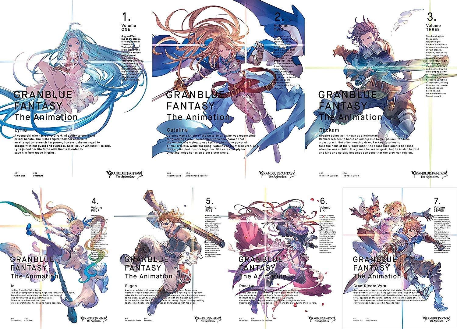 【中古】【非常に良い】GRANBLUE FANTASY The Animation ブルーレイ全巻セット 全7巻 マーケットプレイス Blu-rayセット
