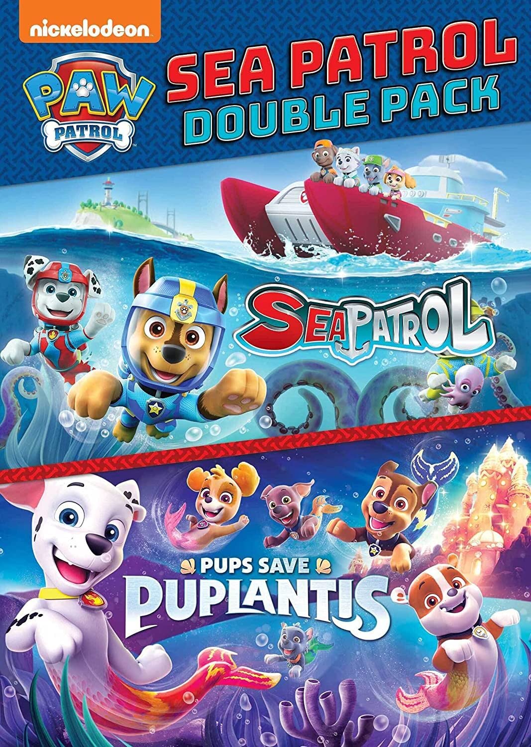 【中古】【非常に良い】Paw Patrol: Sea Patrol Double Pack [DVD]