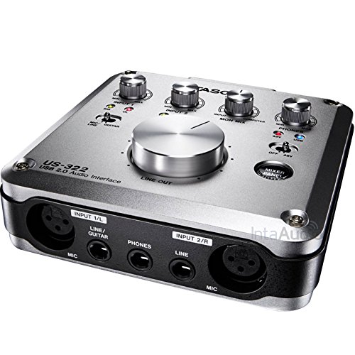 【中古】【非常に良い】TASCAM オーディオインターフェイス DSPミキサー搭載 96kHz対応 USB2.0 US-322