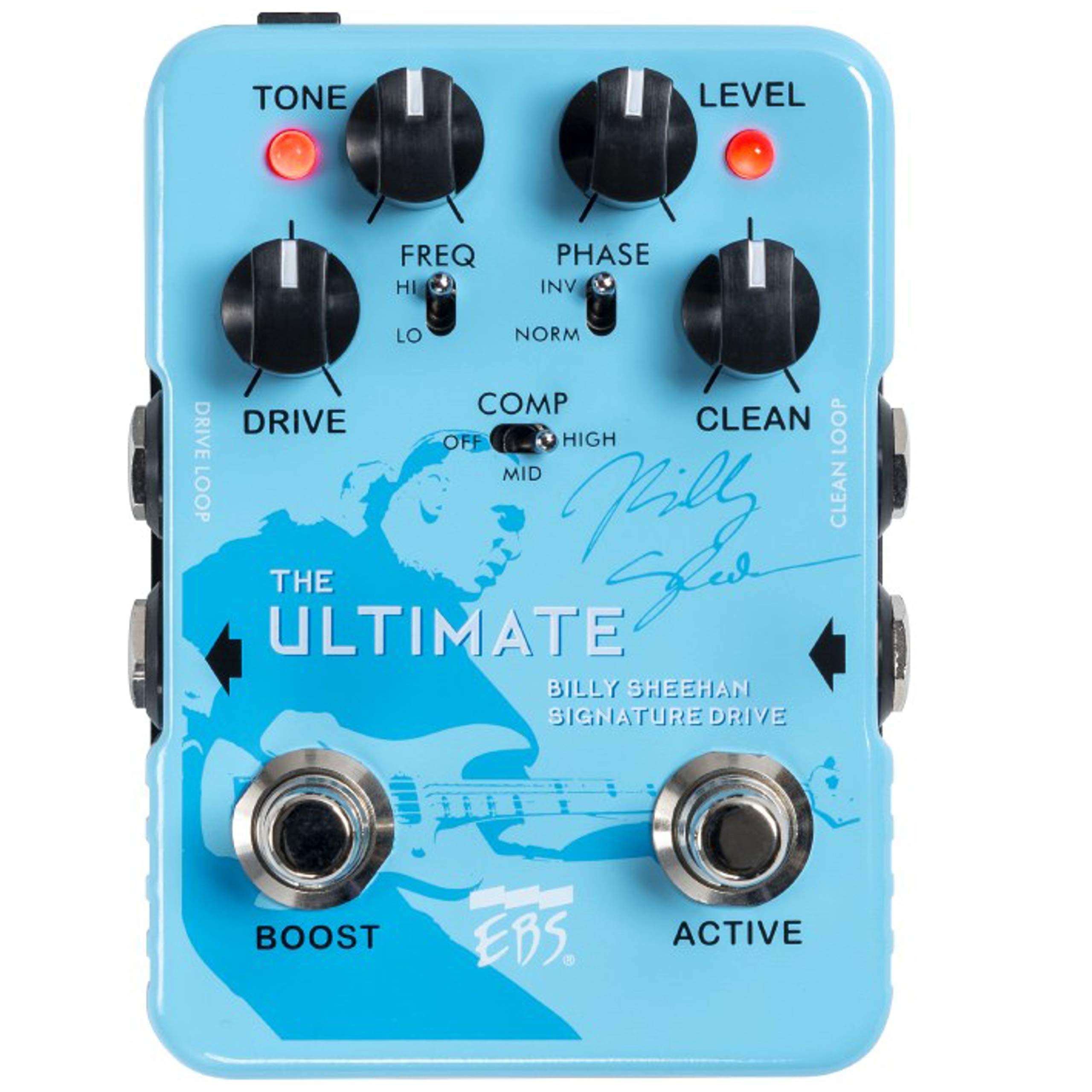 【中古】【非常に良い】EBS Billy Sheehan Signature Drive ULTIMATE ビリー・シーン シグネイチャードライブ ブルー