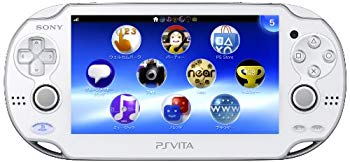 【中古】PlayStation Vita (プレイステーション ヴィータ) 3G/Wi‐Fiモデル クリスタル・ホワイト (限定版) (PCH-1100 AB02)【メーカー生産終了】 tf8su2k