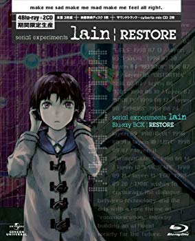 yÁzserial experiments lain Blu-ray BOX|RESTORE (萶Y) wyw801m