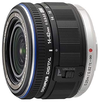 【中古】OLYMPUS 標準ズームレンズ M.ZUIKO DIGITAL ED 14-42mm F3.5-5.6 ブラック 2mvetro