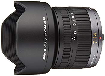 【中古】Panasonic マイクロフォーサーズ用 7-14mm F4.0 広角ズーム G VARIO ASPH. H-F007014 2mvetro