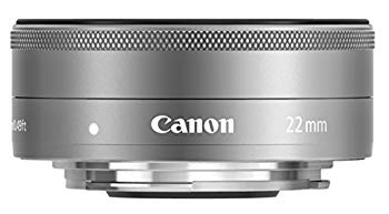 【中古】【非常に良い】Canon 単焦点広角レンズ EF-M22mm F2 STM シルバー ミラーレス一眼対応 EF-M222STMSL qqffhab