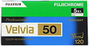 【中古】FUJIFILM リバーサルフィルム フジクローム Velvia 50 ブローニー 12枚 5本 120 VELVIA50 EP NP 12EX 5 k...
