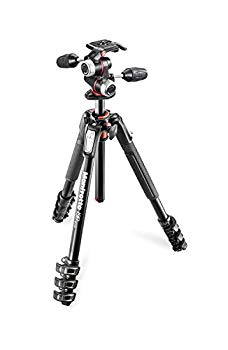 Manfrotto - 【中古】Manfrotto プロ三脚 190シリーズ アルミ 4段 + RC2付3Way雲台キット MK190XPRO4-3W 9jupf8b