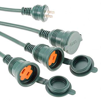 【中古】フタ付 延長3口コード2.5 tf8su2k