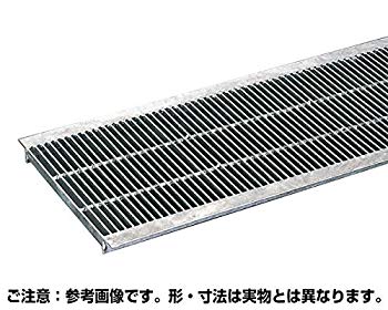 【中古】【非常に良い】ハイロジック 細目プレーン溝蓋グレーチング内幅110×長さ995×高さ19mm OKU-P3 1..