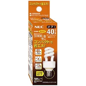 【商品名】NEC(エヌイーシー) 電球形蛍光ランプD形40W電球色(E17) EFD10EL7E17C3C【メーカー名】NEC【メーカー型番】EFD10EL7E17C3C【ブランド名】NEC【商品説明】NEC(エヌイーシー) 電球形蛍光ラン...