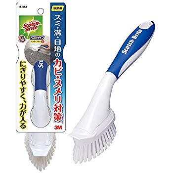 【中古】3M お風呂掃除 ブラシ 柄付 ハンディS スコッチブライト バスシャイン B-552 2mvetro