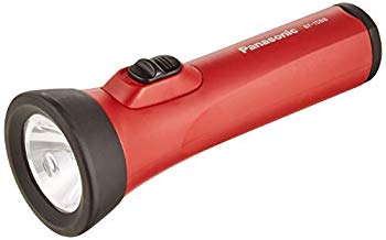 【中古】パナソニック LED懐中電灯 レッド BF-158BF-R wyw801m
