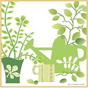 【中古】(未使用・未開封品) ユーパワー アートフレーム/植物・花 グリーン W22.5xH22.5cm p1m72rm