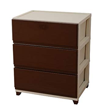 【中古】JEJ デコニー チェスト 3段 幅54 ワイド ブラウン DCNW-3(IVBR) 9jupf8b 【中古】JEJ デコニー チェスト 3段 幅54 ワイド ブラウン DCNW-3(IVBR) 9jupf8b