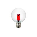 【中古】【非常に良い】ELPA LED装飾電球 ミニボール球形 口金直径17mm G50 クリアレッド LDG1CR-G-E17-G262 d2ldlup